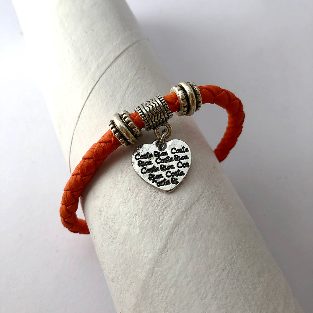 Love Woven Leather Bracelet