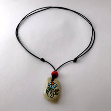 Load image into Gallery viewer, Painted Sea Rock necklace
