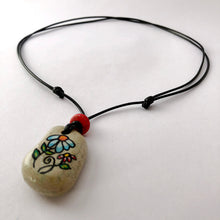 Load image into Gallery viewer, Painted Sea Rock necklace
