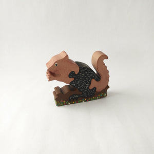 Puzzle wood animals