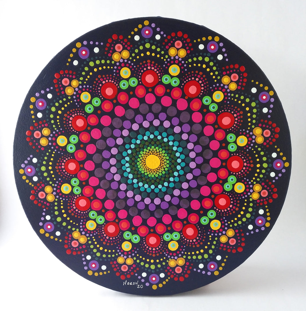 Painting Round Canvas