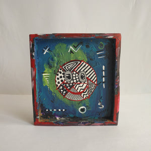 Painting 3D in recycled wood