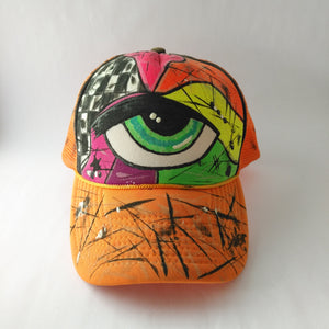 Hand Painted Hat Unique