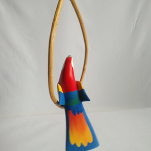 Macaw Wood in Bamboo hoop