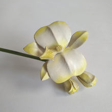 Load image into Gallery viewer, White Orchid made of wood
